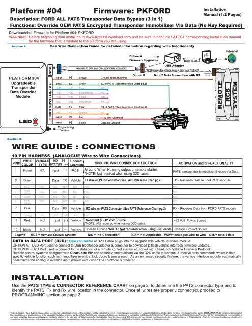 bypass ford pats wiring diagram bypass ford pats wiring diagram