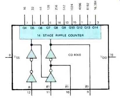 cd4060 timer circuit diagram