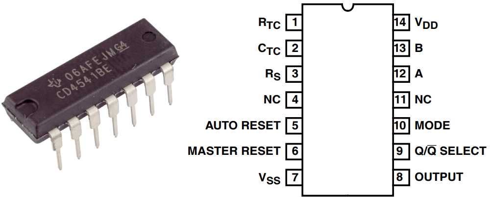 cd4541 timer circuit diagram