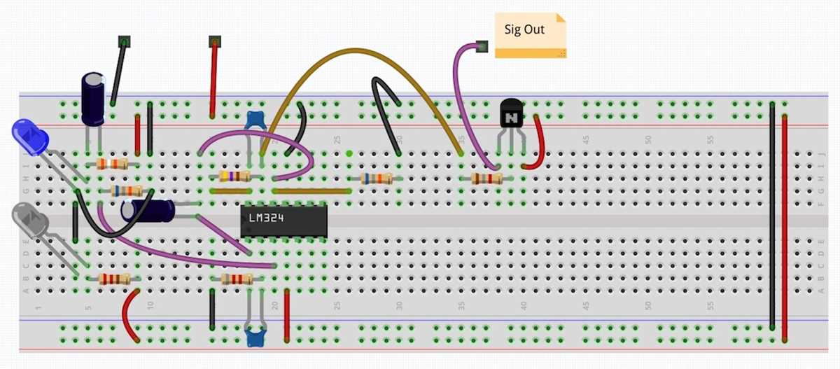 circuit diagram to breadboard