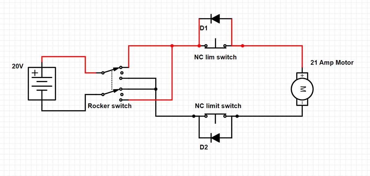circuit with switch diagram