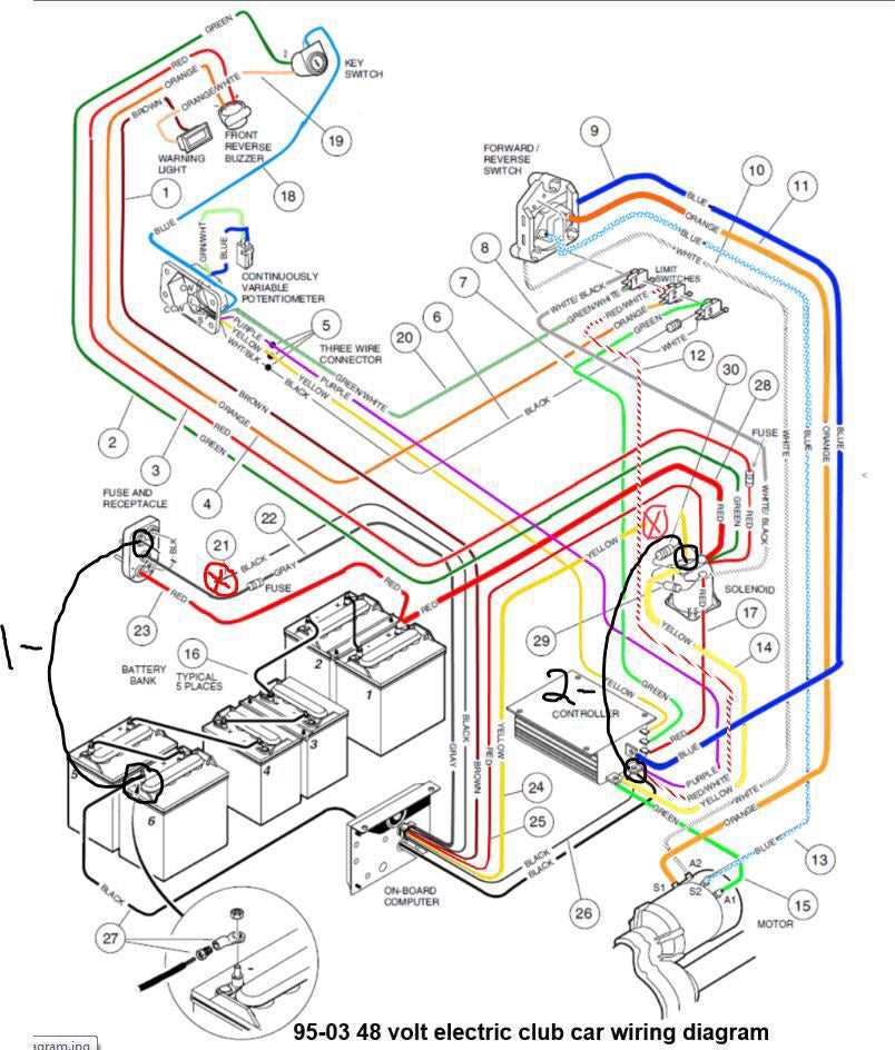 club car obc bypass wiring diagram