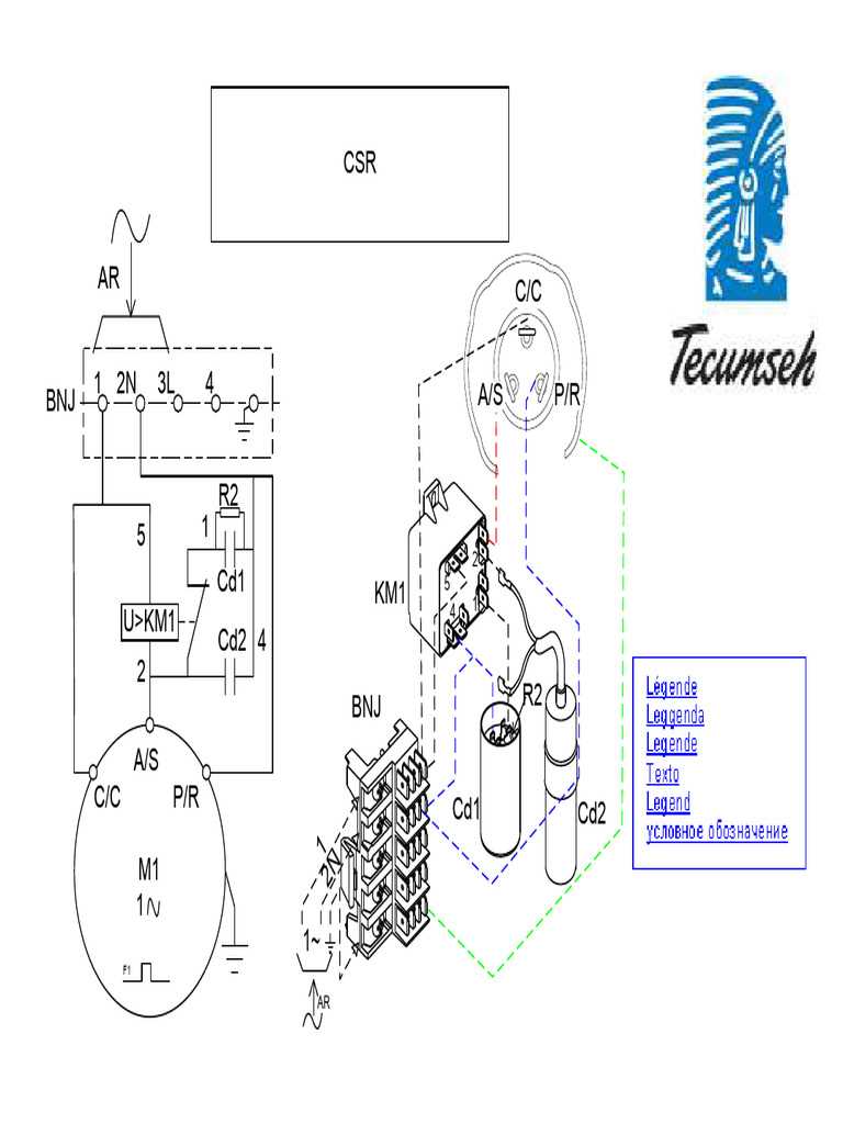 compressor wiring diagram single phase