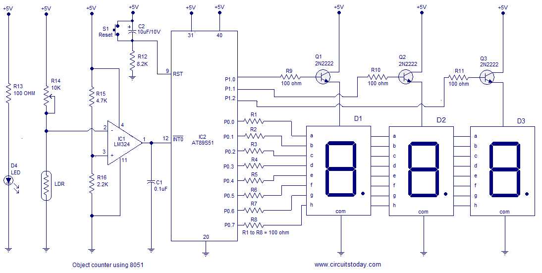 counter circuit diagram