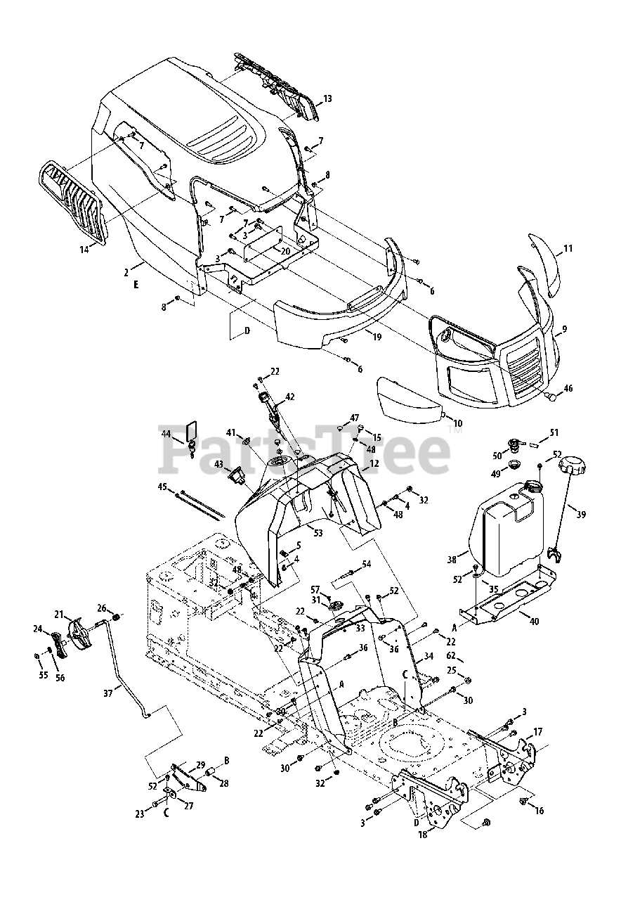 craftsman t2500 parts diagram