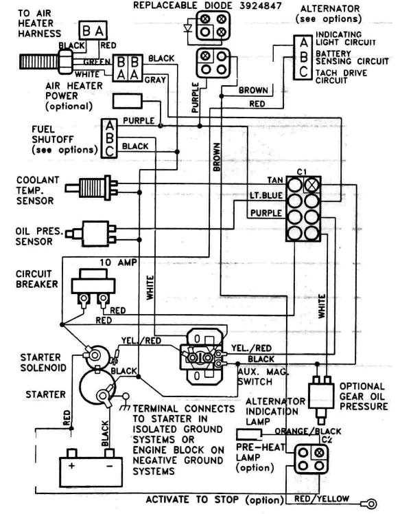 cummins engine wiring diagram