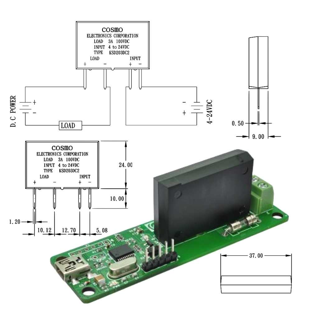 dc solid state relay circuit diagram
