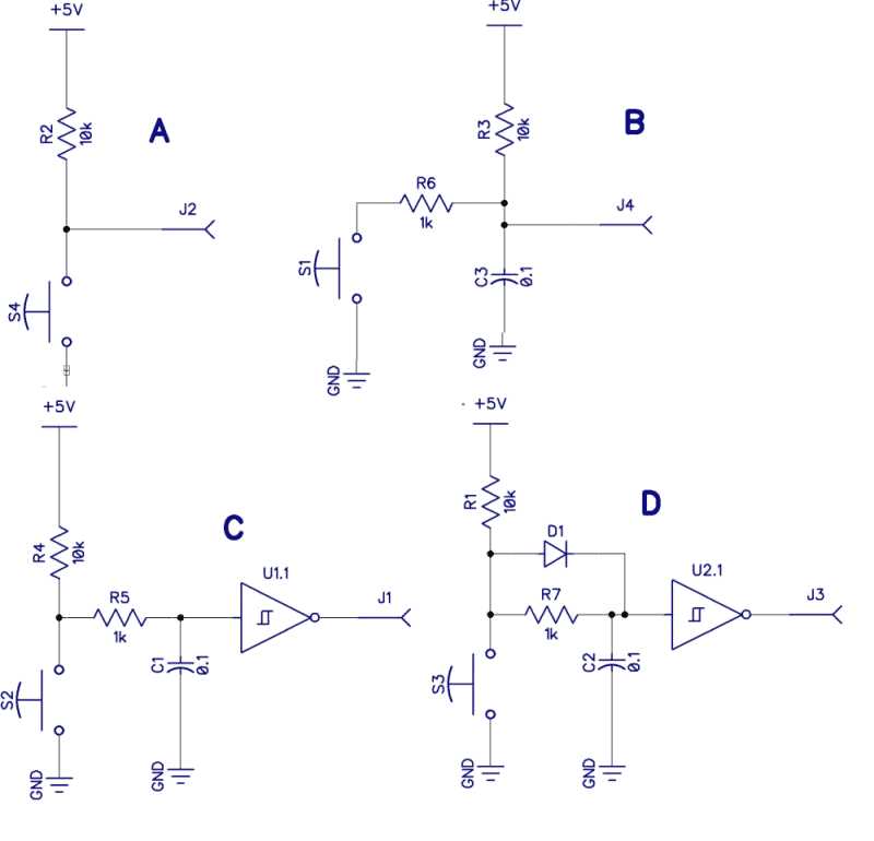 debounce circuit diagram