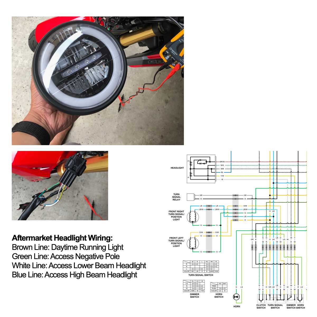 diagram headlight wiring