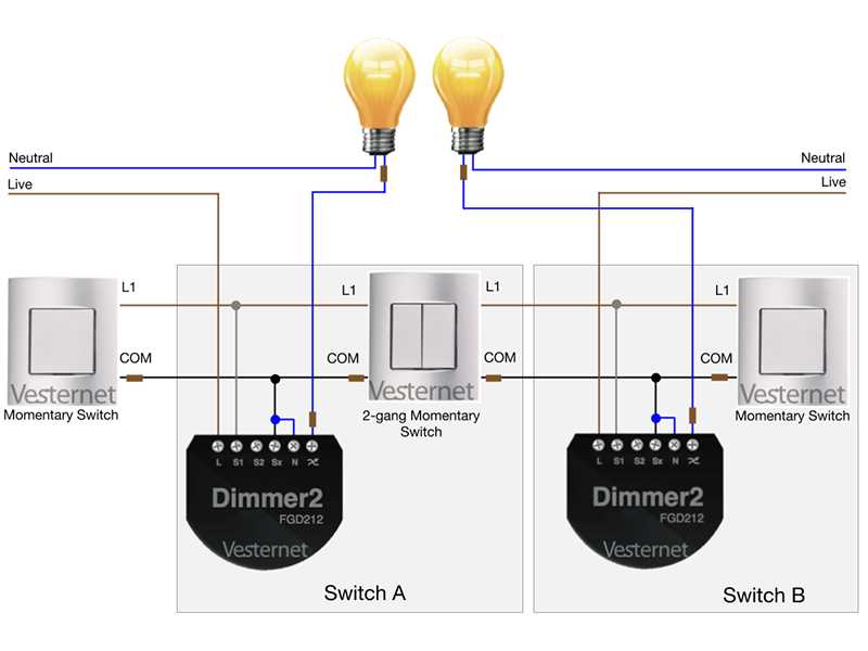 diagram of 2 way switch wiring