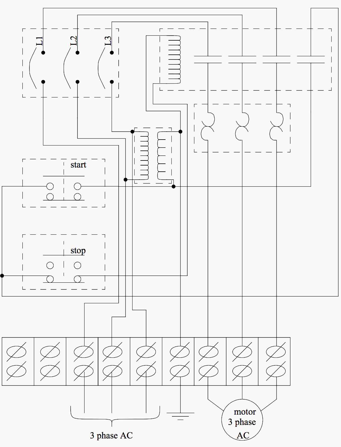 diagram of circuit breaker panel