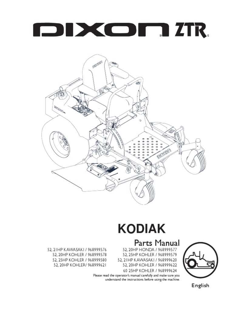 dixon parts diagram
