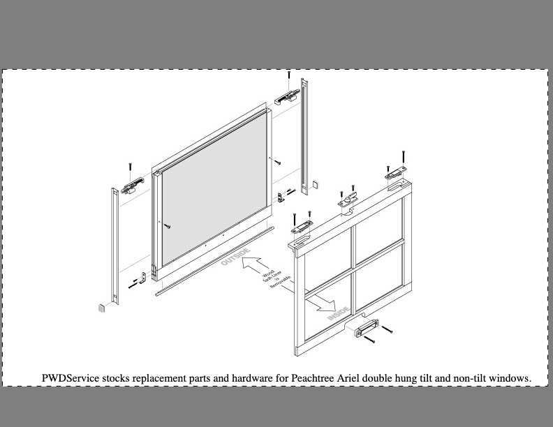 double hung vinyl window parts diagram double hung vinyl window parts diagram