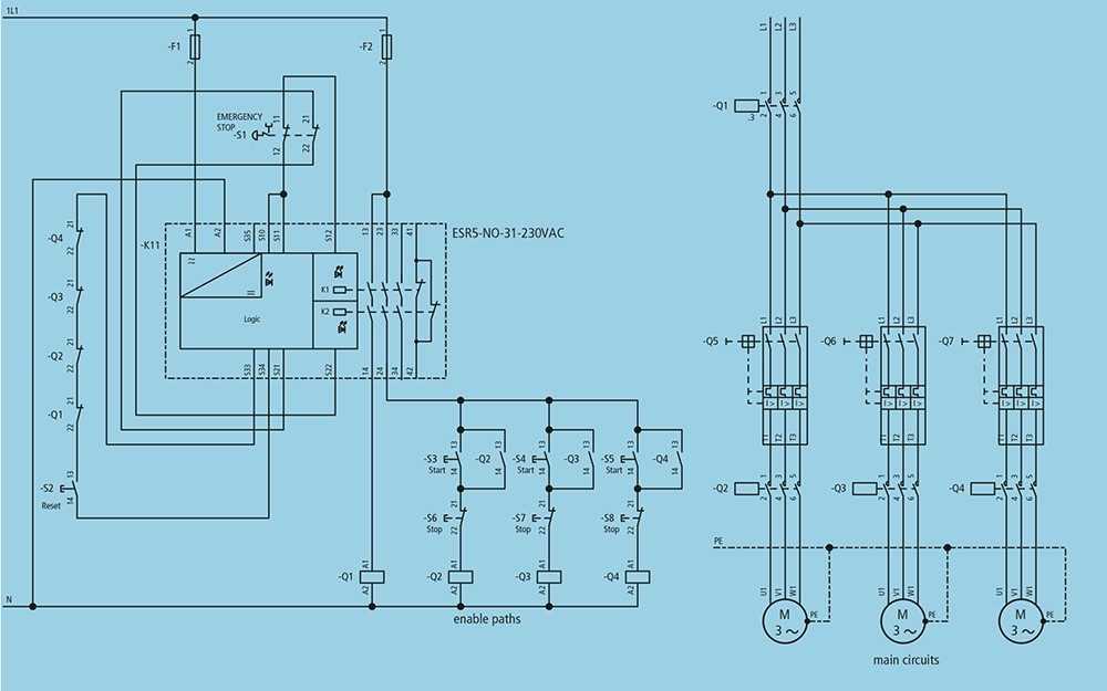 e stop circuit diagram