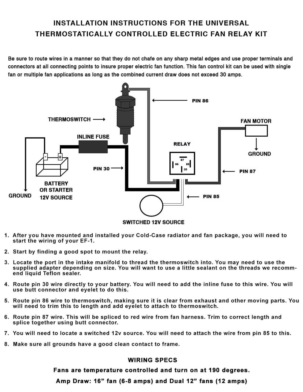 electric fan circuit diagram electric fan circuit diagram