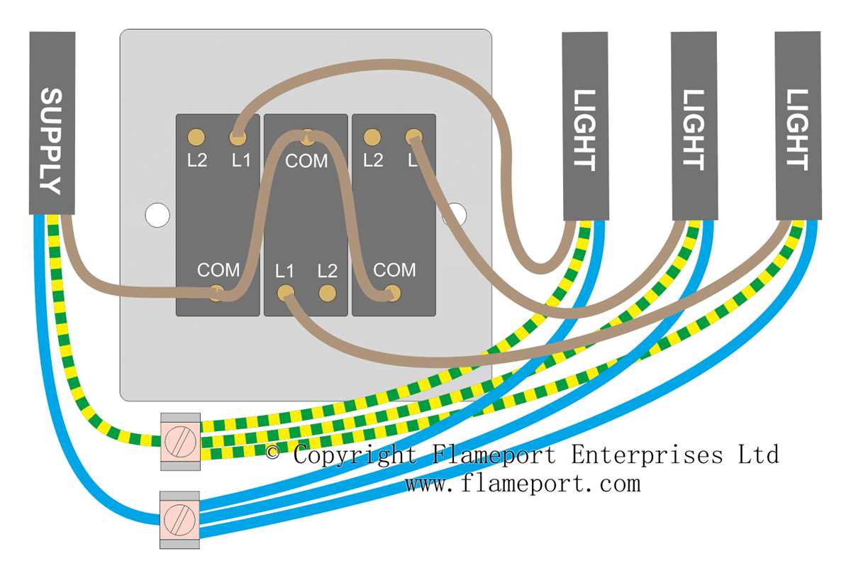 electrical lighting circuit diagram