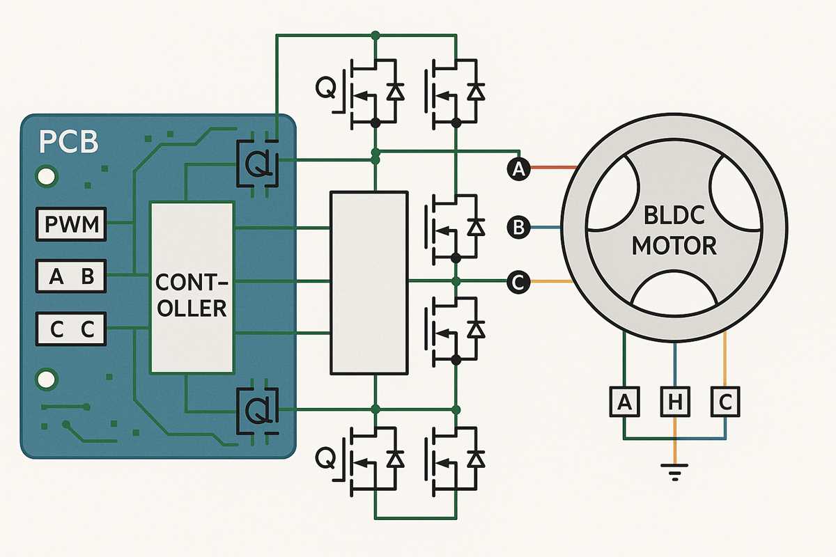 electronic speed controller circuit diagram