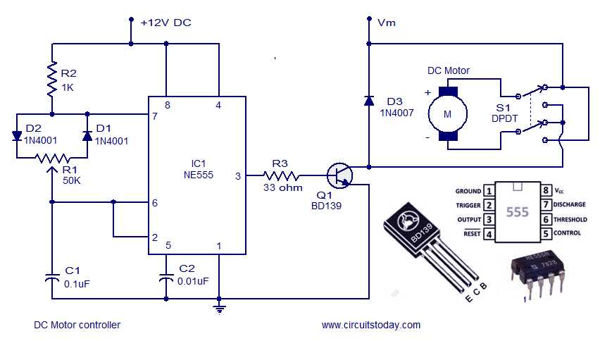 electronic speed controller circuit diagram