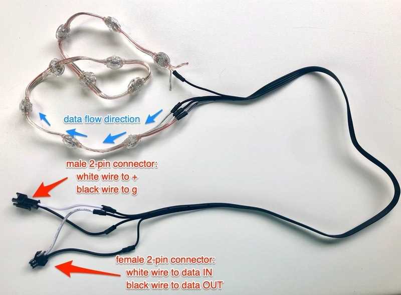 fairy lights circuit diagram