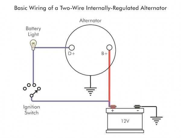 ford 1 wire alternator wiring diagram ford 1 wire alternator wiring diagram