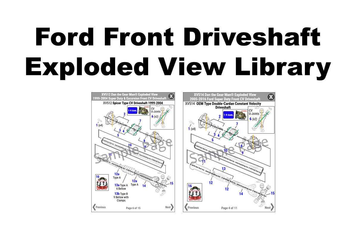 ford super duty parts diagram