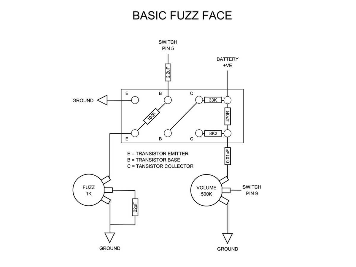 fuzz pedal circuit diagram