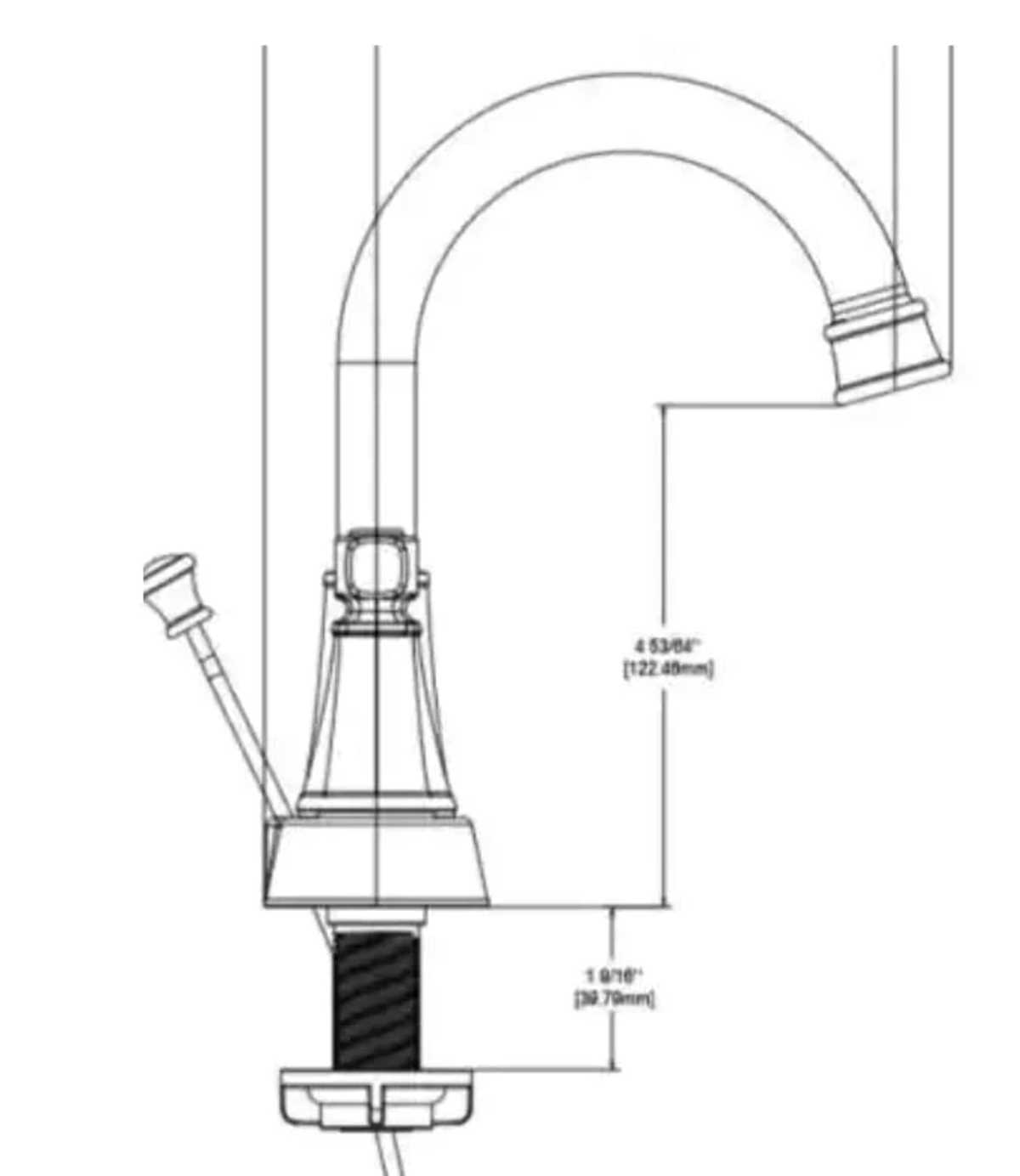 glacier bay bathroom faucet parts diagram