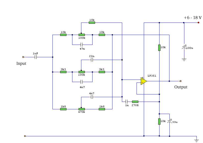 graphic equalizer circuit diagram