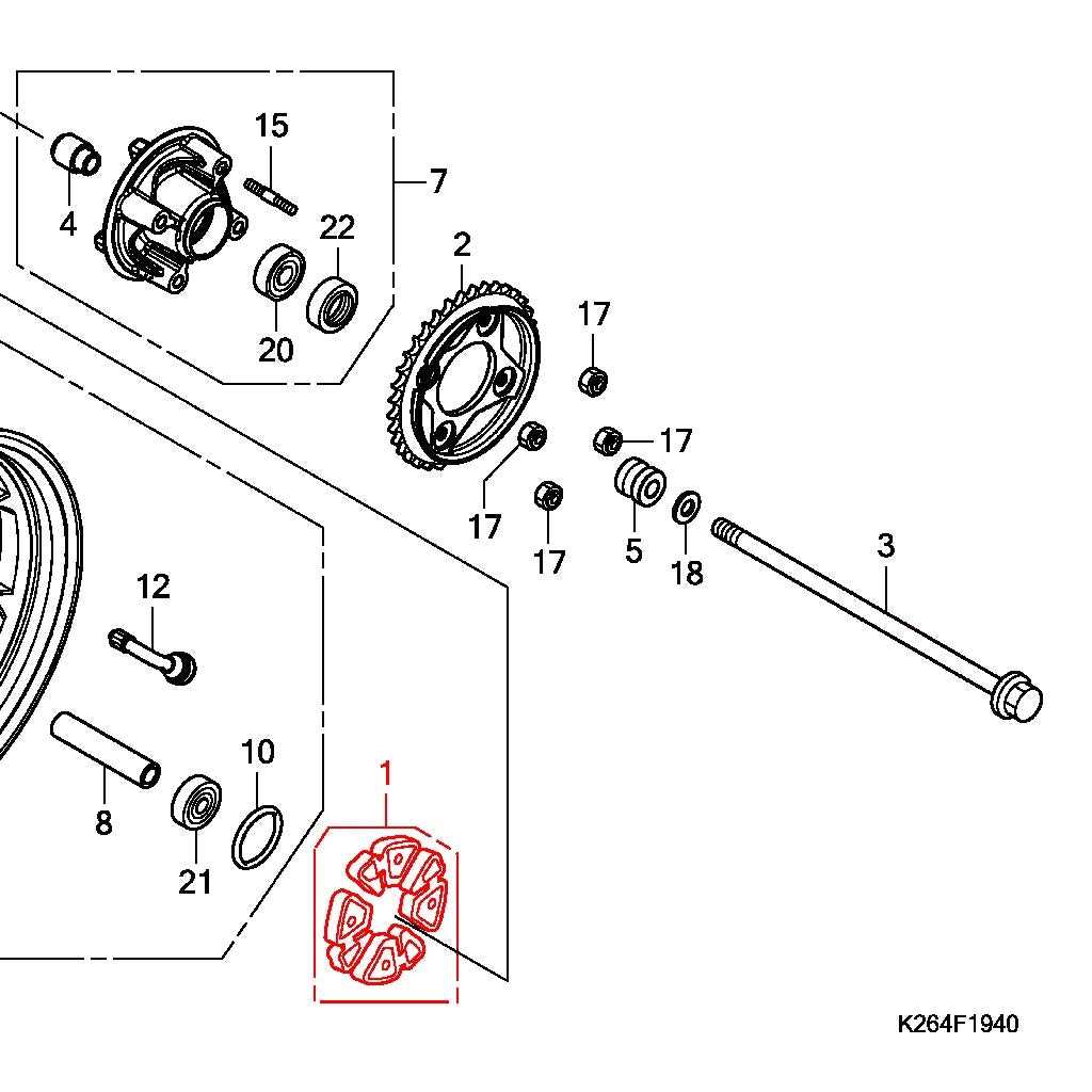 honda grom parts diagram