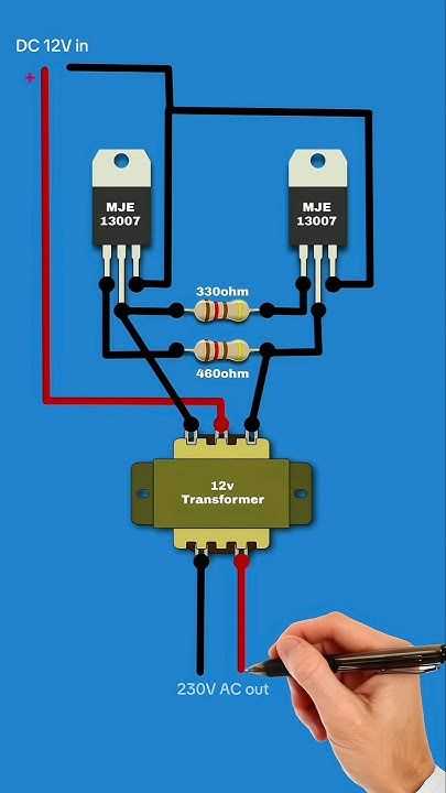 how to convert dc to ac circuit diagram how to convert dc to ac circuit diagram