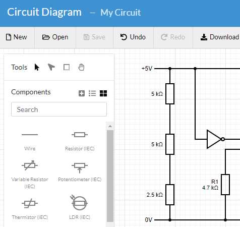 how to create circuit diagram
