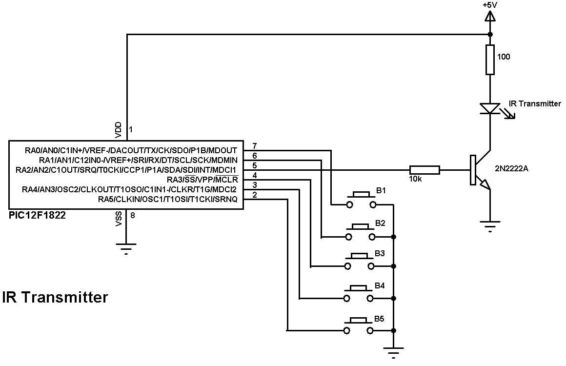 infrared circuit diagram receiver and transmitter infrared circuit diagram receiver and transmitter