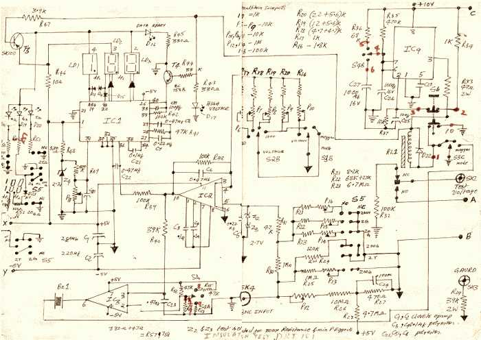 insulation tester circuit diagram