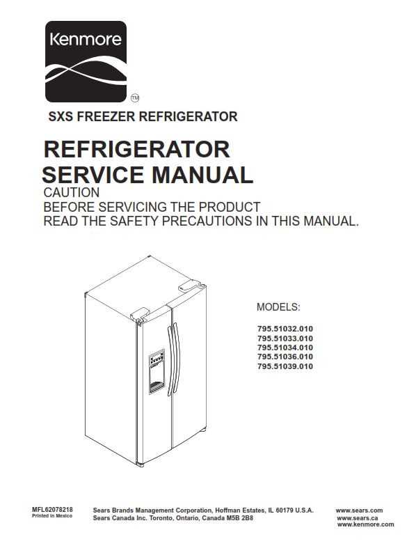 kenmore elite refrigerator model 795 parts diagram