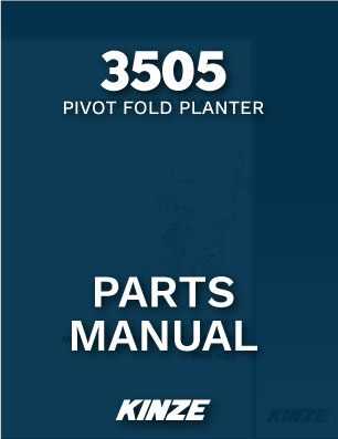 kinze planter parts diagram