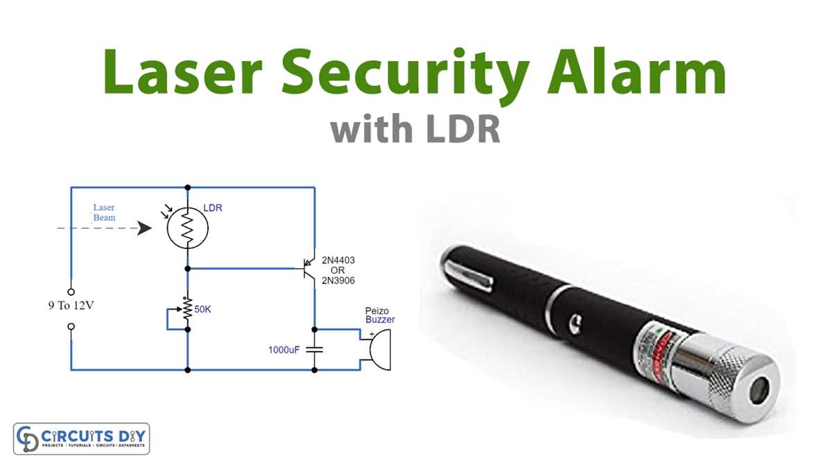 laser security system circuit diagram