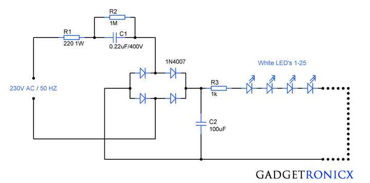 led circuit diagram