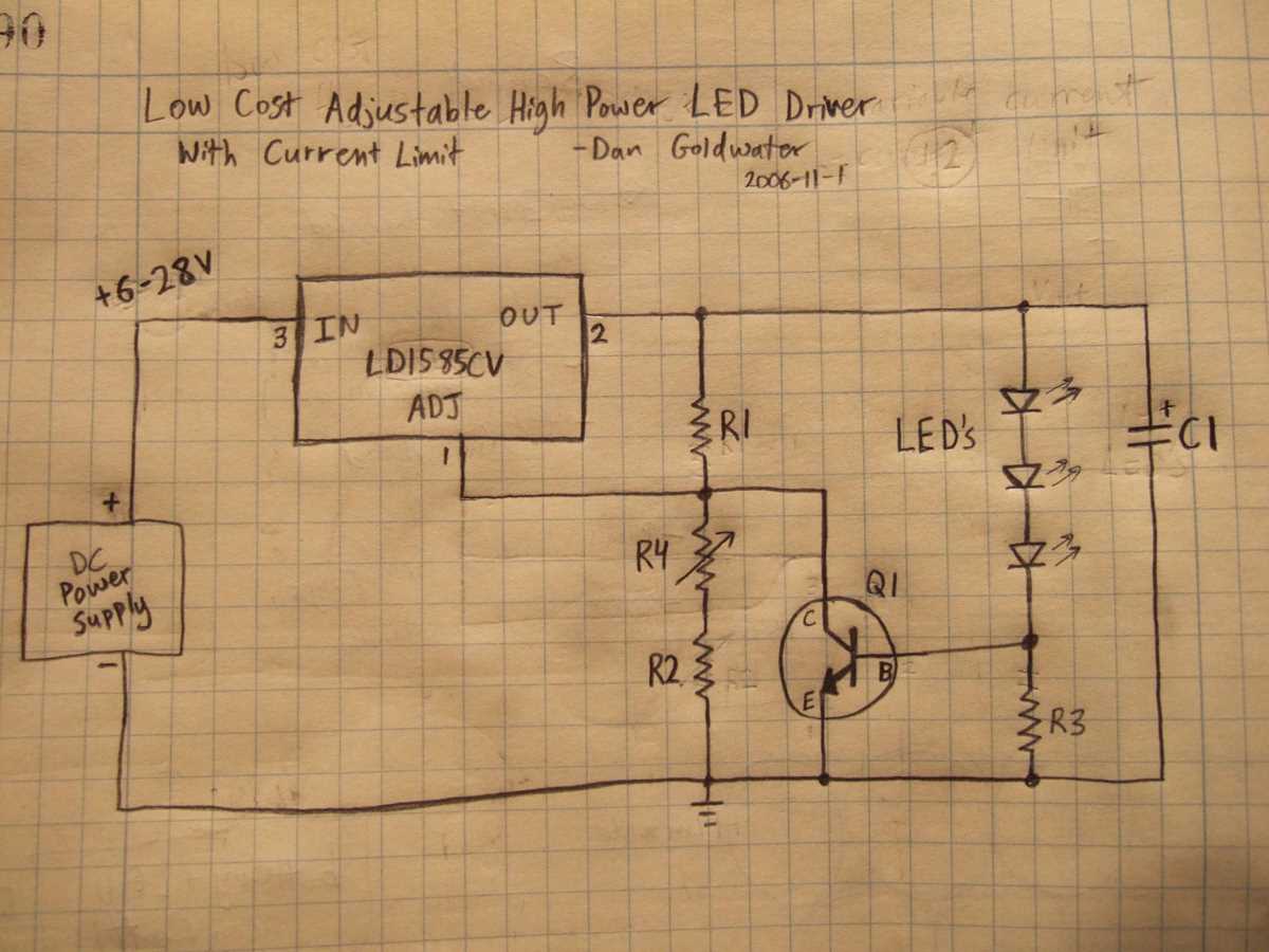 led driver wiring diagram