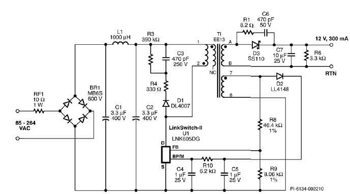 led light circuit diagram