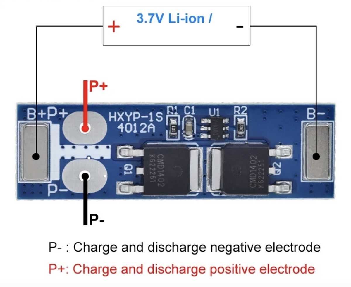 li ion bms circuit diagram