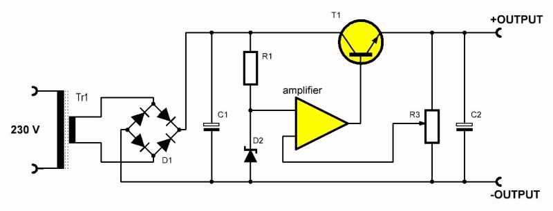 linear power supply circuit diagram linear power supply circuit diagram