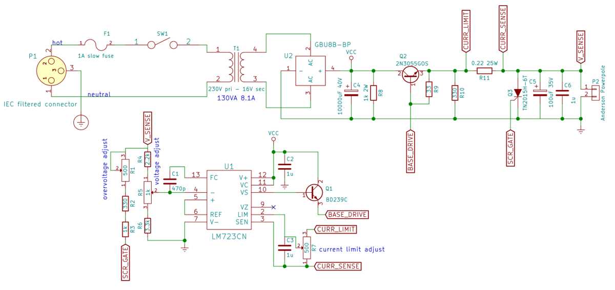 linear power supply circuit diagram linear power supply circuit diagram