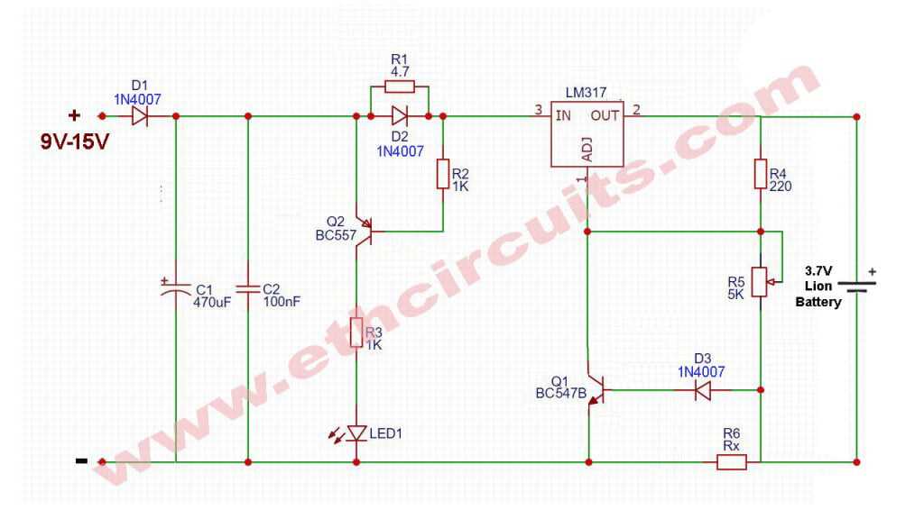lm317 battery charger circuit diagram lm317 battery charger circuit diagram