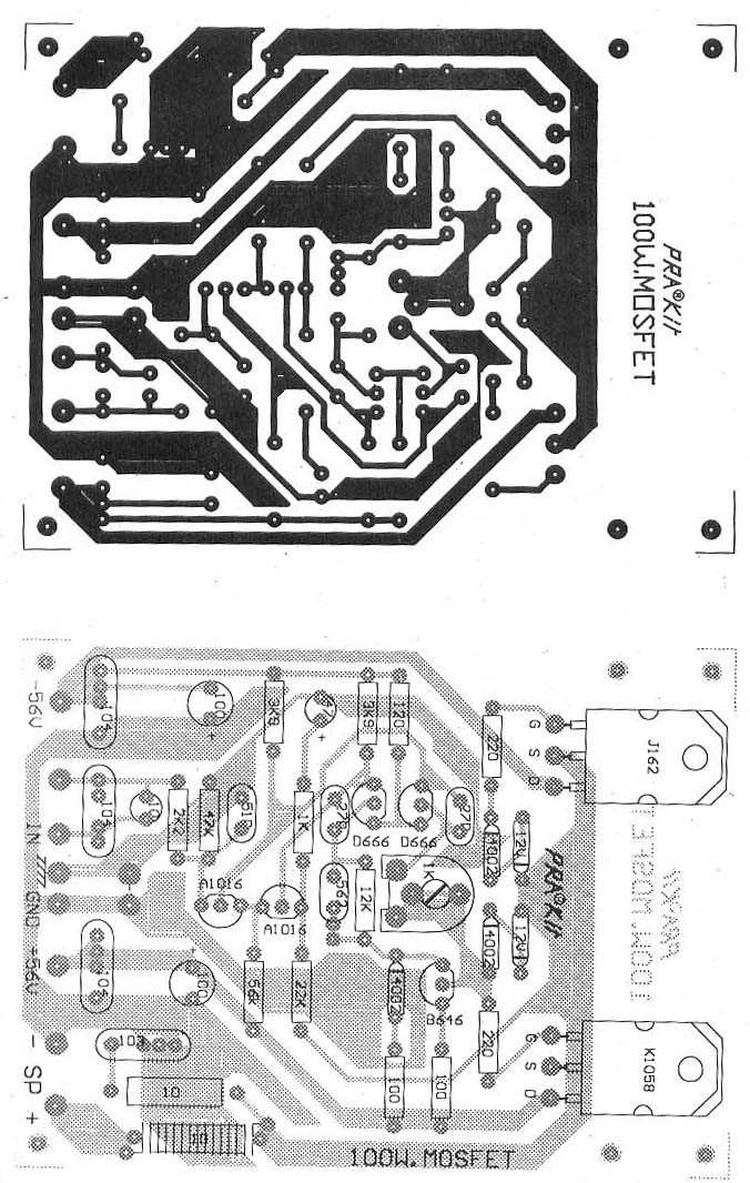 mosfet audio power amplifier circuit diagram mosfet audio power amplifier circuit diagram