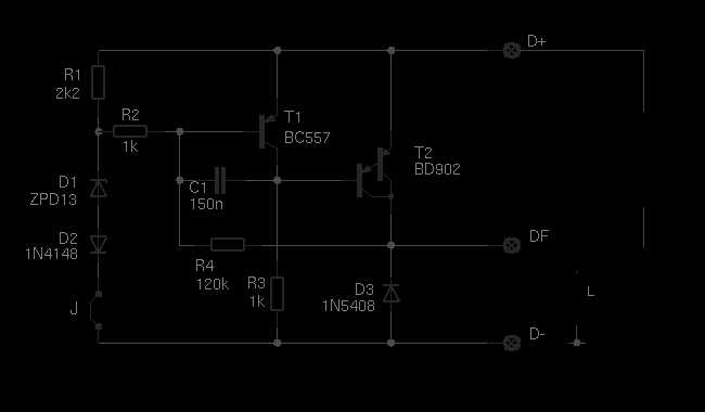 motorcycle voltage regulator circuit diagram