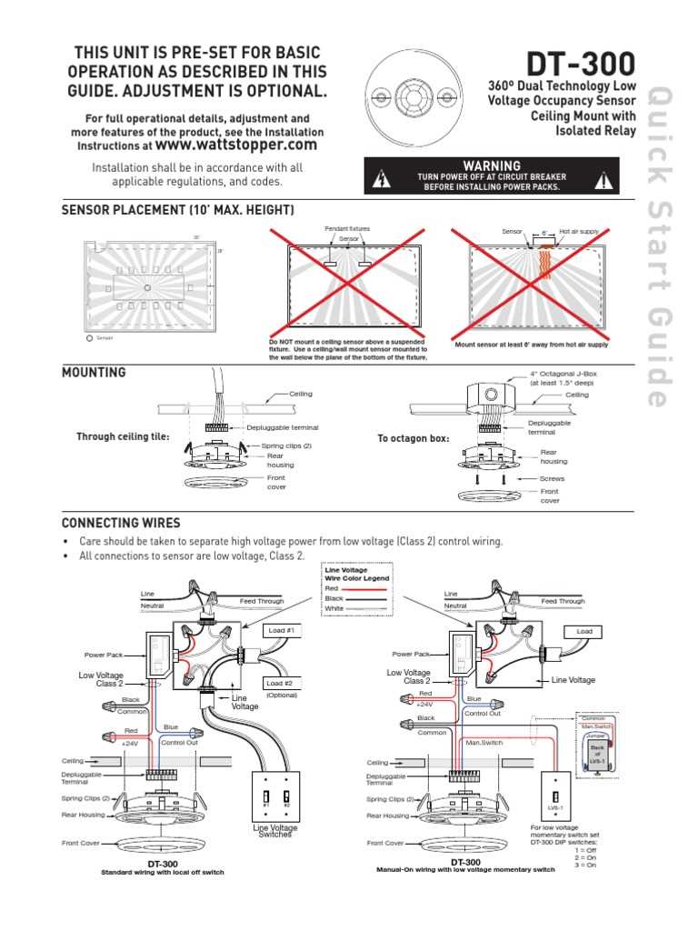 occupancy sensor wiring diagram