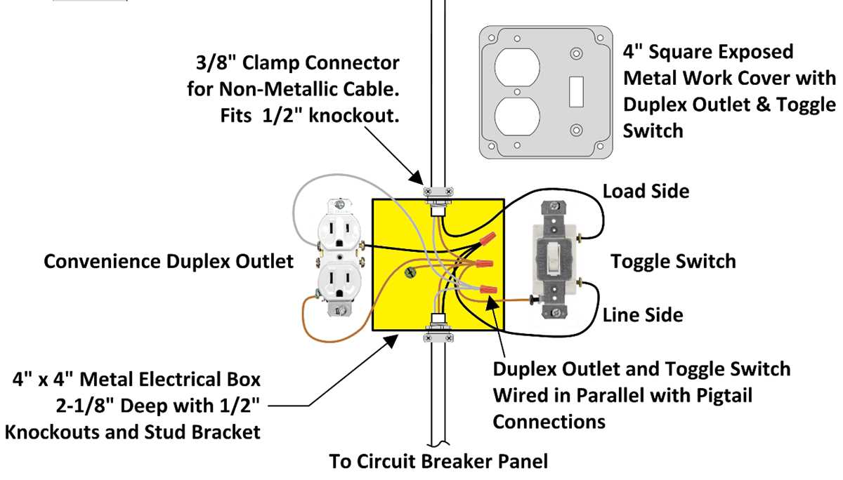 outlet and switch wiring diagram