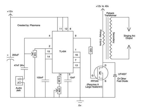 plasma globe circuit diagram plasma globe circuit diagram