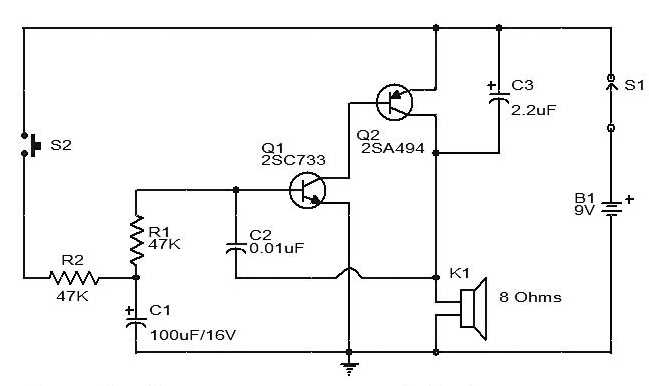 police siren circuit diagram police siren circuit diagram
