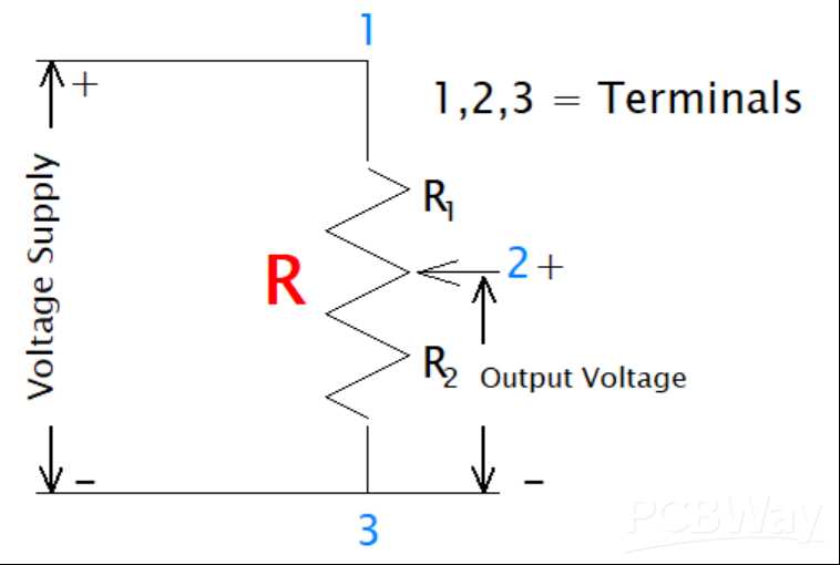 potentiometer circuit diagram symbol